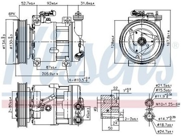 KOMPRESOR KLIMATIZACE ALFA ROMEO GT 1.7-2.0 03-10