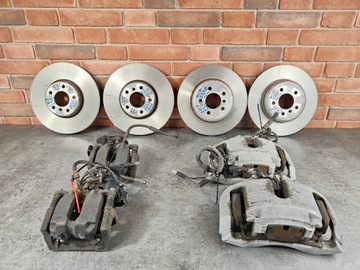 BMW F10 F11 535D ZACISKI HAMULCOWE + TARCZE PRZÓD TYŁ 60/36 348 mm 44/24