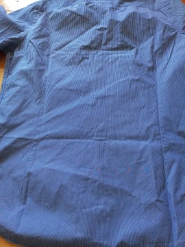 koszula niebieska w prążki Massimo Dutti