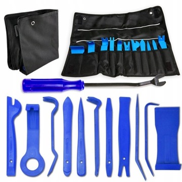 СЪЕМНИКИ КЛЮЧИ ВЕДРА ИНСТРУМЕНТЫ ДЛЯ ДЕМОНТАЖА СНЯТИЕ ОБИВКИ 12 ЭЛЕМЕНТОВ.