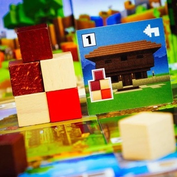 НАСТОЛЬНАЯ ИГРА MINECRAFT RAVENSBURGER СПАСЕНИЕ ДЕРЕВНИ ДЛЯ ДЕТЕЙ