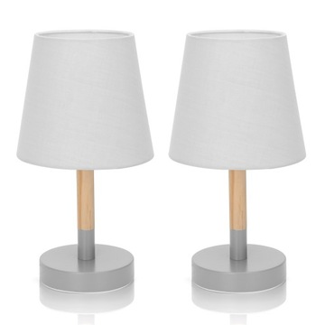 Lampa stołowa *2 Aigostar mac do 25W E14