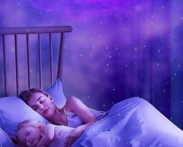 PROJEKTOR MAGIA GWIAZD LAMPKA NOCNA DLA DZIECI SPOKOJNY SEN DLA DZIECKA