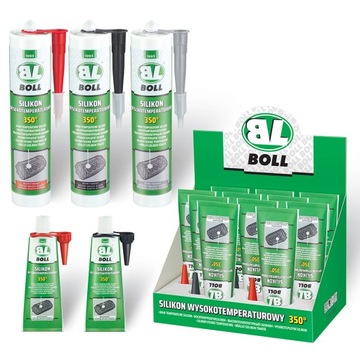 КОРОБКА СИЛИКОНА ВЫСОКОТЕМПЕРАТУРНАЯ КРАСНАЯ ДО 350С 290МЛ