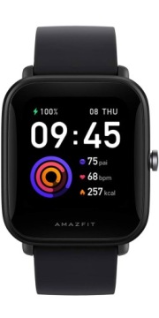 7347.СМАРТ-ЧАСЫ AMAZFIT BIP U ЧЕРНЫЕ