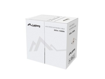Kabel sieciowy Lanberg LCU5-12CU-0305-R (UTP; 305m