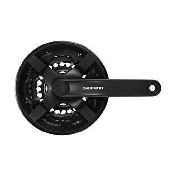 KORBA SHIMANO FC-TY301 170mm 42/34/24 mechanizm Korbowy prawa + lewa MTB