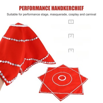 WINTAGE DECOR IMPREZA CHUSTECZKA TANECZNA WYSTĘP CHIŃSKI OBROTOWY