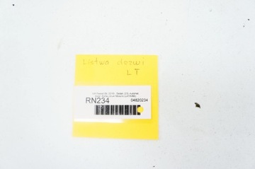 RN234 VW PASSAT B8 LIŠTA DVEŘE LEVÝ ZADNÍ 3G0839901T