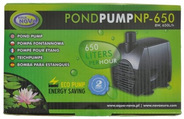 НАСОС для пруда, 650л/ч, фонтан