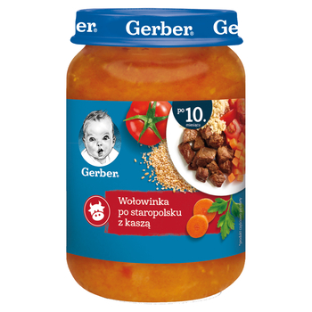 GERBER WOŁOWINKA Z KASZĄ 190G ..
