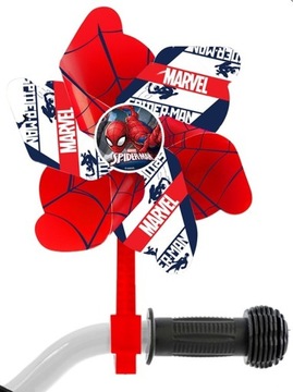 WIATRAK NA KIEROWNICĘ ROWERU HULAJNOGI SPIDER-MAN