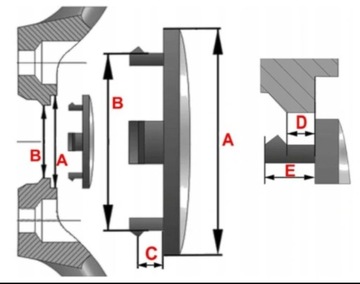 Новые колпаки MERCEDES 75mm BRABUS BLACK КОМПЛЕКТ