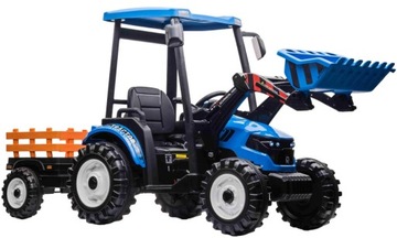 ТРАКТОР С АККУМУЛЯТОРОМ 24В7Ач ДИСТАНЦИОННЫЙ 400ВТ 24В КОВШ ПРИЦЕП USB ФАРЫ