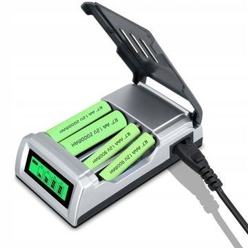 БЫСТРОЕ ЗАРЯДНОЕ УСТРОЙСТВО ДЛЯ БАТАРЕЙ AA ​​И AAA