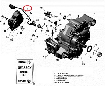 CZUJNIK PRĘDKOŚCI CAN-AM 400 450 570 650 800 850 1000 OUTLANDER RENEGADE