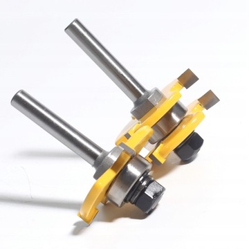 НАБОР ПРОЧНЫХ И ГРОТНЫХ ФРЕЗ 8 мм 6,35 мм с ПОДШИПНИКОМ, CE