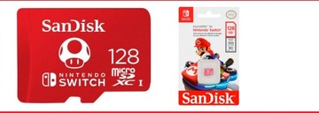 Карта microSD SanDisk Nintendo Switch 128 ГБ