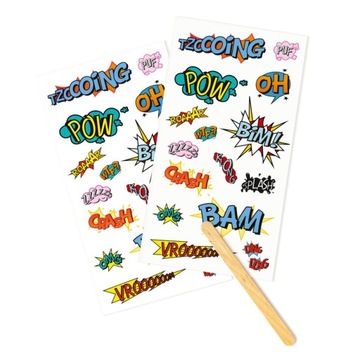 звукоподражательные наклейки