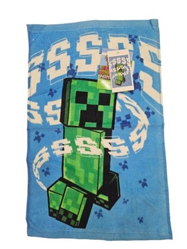 MINECRAFT Ręcznik Dziecięcy 30 x 50cm SZKOŁA PRZEDSZKOLE Do Rąk i Twarzy