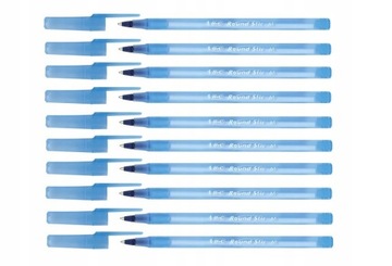 DŁUGOPIS - BIC ROUND STIC NIEBIESKI - 10 sztuk