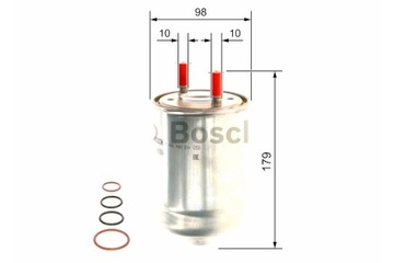 BOSCH FILTR PALIVA RENAULT LAGUNA III LATITUDE 2.0D 10.07-