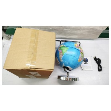 WORLD GLOBUS С ПОДСВЕТКОЙ И ПОДСТАВКОЙ, ОБРАЗОВАТЕЛЬНЫЙ ИНСТРУМЕНТ 3 В 1