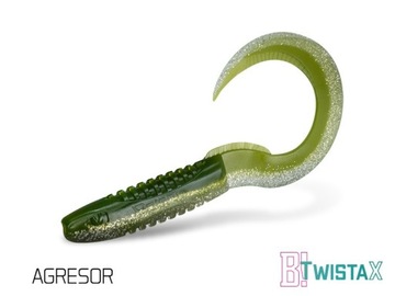 Искусственная приманка/резина Delphin TwistaX Eeltail UVs / 5шт 6см/МИКС