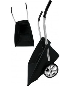 Taczka Ogrodowa Dwukołowa 120L z tworzywa PP Koleba Japonka Wózek XXL Lekka