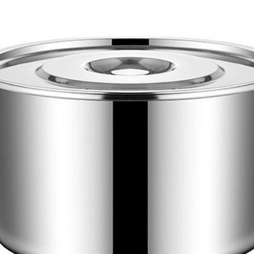 Кастрюля из нержавеющей стали. Толстая, прочная кастрюля с высоким содержанием S0.