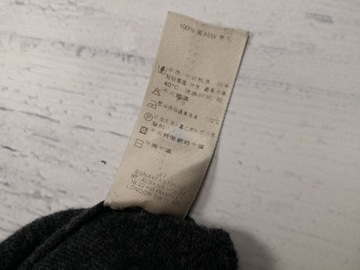 BURBERRY LONDON MĘSKI SWETER WEŁNIANY WEŁNA MERINO 1/4 ZIP XXL PREMIUM