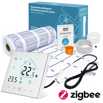 Mata Grzewcza HD-MAT | Termostat T1000.W.ZIGBEE | 150 W/m² | Zestaw 1.5 m²