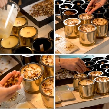 Свечи соевые без запаха, натуральные чайные свечи, 40 шт. Noble