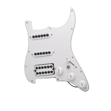 Pickup do gitary elektrycznej Przetworniki SSH Pickguard do gitary biały