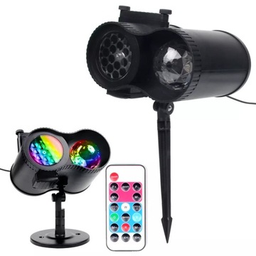 DELUXE PROJEKTOR ŚWIĄTECZNY LED 12 SLAJDÓW IP65