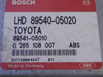 CARINA E T19 MODUŁ ABS 2,0 89540-05020 89541-05010