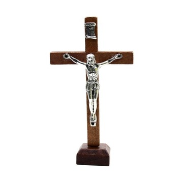Drewniany Krzyż Krucyfiks Jezus Statua Ozdoba
