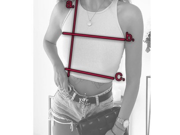 Bluzka damska TOP dopasowany na ramiączkach prążkowany modny wygodny prosty