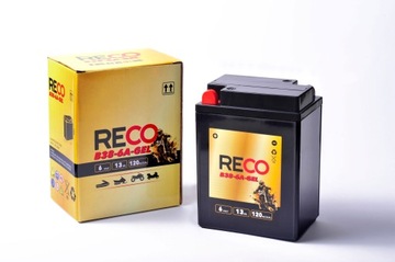 Akumulator żelowy do weterana RECO B38-6A-GEL 6V 13Ah 120A