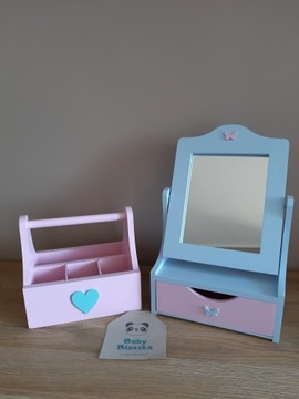 Organizer pudełko przybornik na kredki na biurko