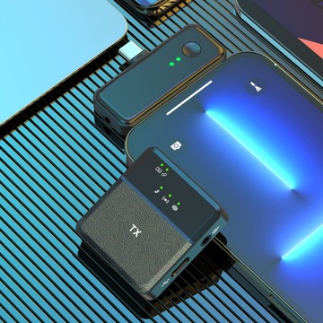БЕСПРОВОДНОЙ МИКРОФОН LAVEL USB C Lightning ПРЯМОЙ ВЛОГ ДЛЯ ANDROID IOS