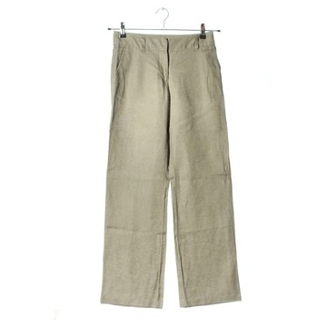 H&M Lniane spodnie Rozm. EU 32 khaki