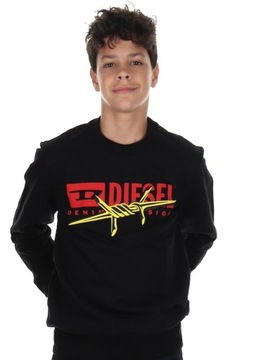Bluza dziecięca DIESEL czarna 14 lat 164 cm