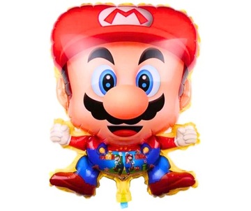 Balon foliowy SUPER MARIO BROS Luigi urodziny 60cm