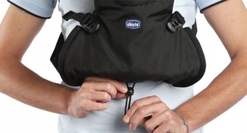 ЭРГОНОМИЧНАЯ ПЕРЮСКА Chicco EASY FIT, ЧЕРНАЯ 0+
