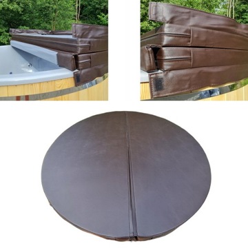 Pokrywa termiczna do balii, jacuzzi Vegas SPA Brązowa 200cm