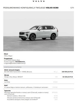 Volvo XC90 II 2026 VOLVO XC90 ULTRA BRIGHT AWD, zdjęcie 8