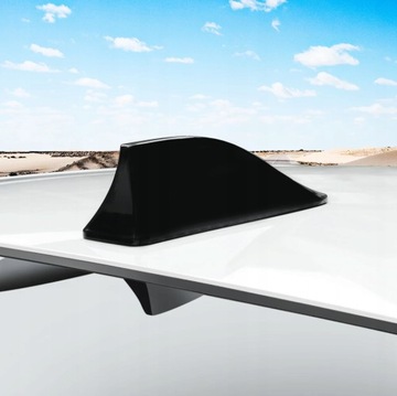 ANTENA SAMOCHODOWA DECHOWA PŁETWA REKINA ZW WZMACNIACZEM GRAFIT UNI BMW AUD