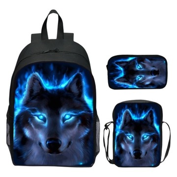 РЮКЗАК WOLF WILKOR WOLF БОЛЬШОЙ НАБОР 3В1 А4 НОВЫЙ