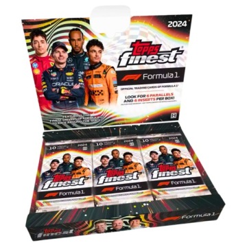 Hobby Box Karty F1 Finest 2024 Topps Formuła 1 Gwarantowana Karta Relic